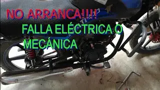 Como saber si es falla el&eacute;ctrica o mec&aacute;nica cuando no arranca la moto.