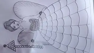 Pari ka Chitra !! Pari drawing !! Chitra kaise banaye !!