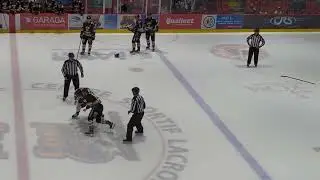 Fight/Bagarre William Breton vs Marc-Eric Bourque 26 mars 2025