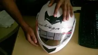 Suman Vega Crux Flip-up Helmet (White, M)