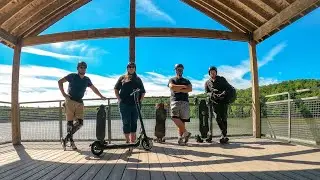 Sunny Sunday - Raldey Carbon AT / Boosted Stealth - E-skate group Ride - Raleigh NC