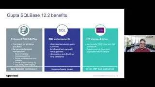 Features and benefits of SQLBase 12.X - OpenText Gupta DevCon Digital 2020