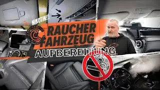 Raucherfahrzeug reinigen &ndash; Auto Innenraum-Aufbereitung & Geruchsneutralisation #autoaufbereitung