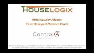 HouseLogix - HHIM Security Adapter Control4 Driver Installation