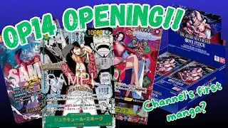 OP14-EB04 Booster Box Opening,  Channel&acute;s first manga??