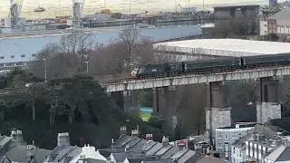 43189 and 43156 at dockyard station in 2025 