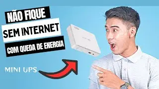 N&atilde;o fique sem internet por falta de energia - Mini UPS / Power Bank para modem e roteador