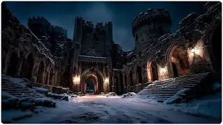 Stuck in a Dark Castle during the Most Intense Blizzard: Heavy Winds Howling Through the Gate