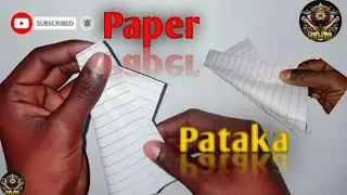 Paper se pataka kaise banaye | How to make paper pataka | Paper crafts |