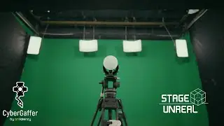 STAGE UNREAL X CYBERGAFFER - Next Gen Virtual Production Lighting