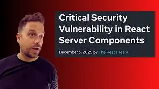 СРОЧНО: немедленно исправьте этот эксплойт React