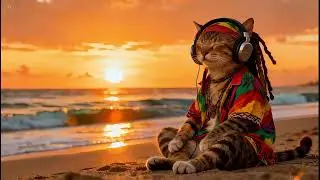 EDM Reggae Chill Live 🌴 | Beach Sunset Lo-Fi & Chillstep Waves 24/7