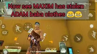 Maxim STOLE ADAM baba Clothes Trick 😂😂 / #shorts ,#freefire ,#freefiretipsandtricks