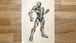 How to draw Ultron (full body)
