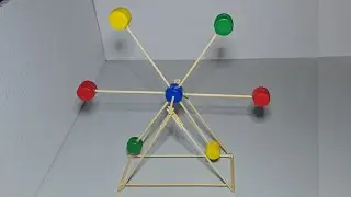 Cómo Hacer Rueda de la Fortuna Hecha con Palillos y Tapas de Gaseosas | Manualidades