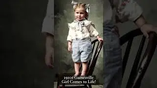A Little Girl in Gainesville, GA (1910s) by Nathan C. White