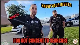First Amendment Audit: Police Respond to Masked Cameraman Outside Bank | Public Sidewalk Recording
