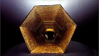 Daum Nancy Hexagon Vase treasure360&deg; Elegant Antique Video