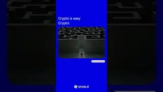 Crypto Is Easy&hellip; Until It&rsquo;s Not #stonfi #crypto #blockchainfund #blockchain