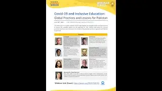 Covid-19 & Inclusive Education: Global Practices and Lessons for Pakistan (30 June 2020)