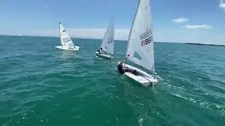 ILCA Laser Sailing: leeward mark rounding