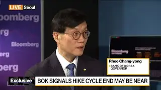 Bank of Korea May Go Up to 3.5% as Terminal Rate, Governor Rhee Says