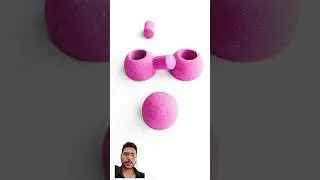 ASMR kinetic sand crushing | Satisfying video| #asmr #asmrsounds #shortsfeed #shorts #viralshort
