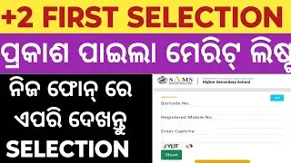 plus two first Selection merit list| +2 first selection 2024| How to check plus two first Selection