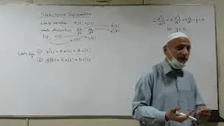 State space Representation OR modern time Presentation for representing a system in the modern time.