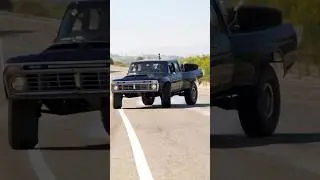 F100 Pre-Runner Throws Down on Streets of LA #automotive #truck #offroad #trucks #drift #drifting