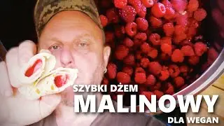 DŻEM z MALIN czerwieńszy niż zwykle, dla WEGAN!