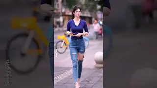 💖Chinese beautiful girl street fashion outfits style #beautiful #chinesegirl #shorts #tiktok #viral