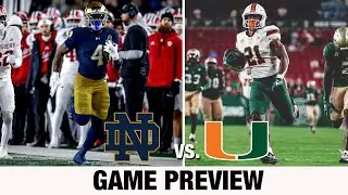 #6 Notre Dame vs. #10 Miami Game Preview | 2025 ACC Football