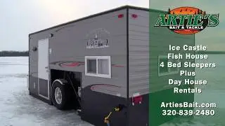 Artie's Bait and Tackle Ice House Rentals on Big Stone Lake