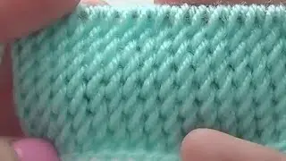 Super easy only 2 rows repeat knitting pattern for all knitting projects.