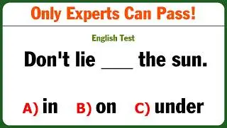 Ultimate English Grammar Test: From Beginner to Advanced! #learnenglish