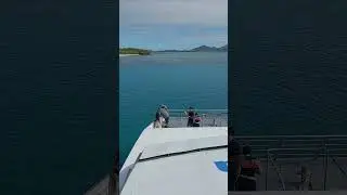 Look into the coral reef area ( snorkeling paradise) from the cruise