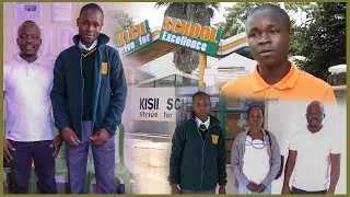 The boy is finally in class at Kisii School, Asante sana Mashabiki wetu..