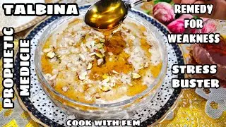 Talbina (Prophetic Medicine) Tasty And Healthy Ramzan Recipe - Remedy For Weakness,Stress,Depression