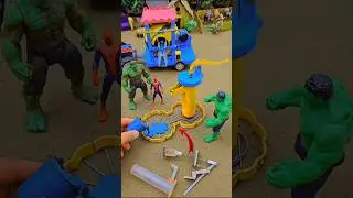 Mini handpump project water with blue concrete mixer diy tractor #diyminitractor #tractor #waterpump