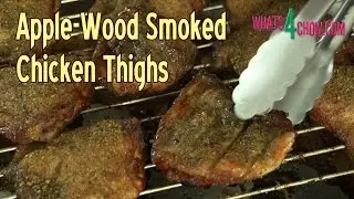 Apple Wood Smoked Chicken Thighs - Part 3 of Curing & Smoking Meats - Smoke Daddy Smoke Generator!!!