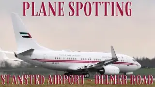Plane spotting at Belmer Road, Stansted, Some Rare Sights! A340! #planespotting #planes #aviation