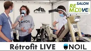 Je teste un Peugeot 103 de 50ans converti en électrique sous mes yeux  ! 😱