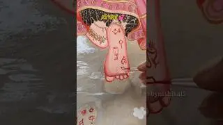Radha Rani Charan Drawing 😍❤️#art #drawing #shortsviral #radha #krishna #shorts #short #subscribe