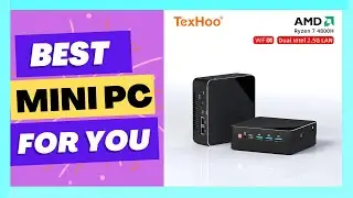 TexHoo Mini PC Computer Gaming AMD Ryzen7 4800H Pocket Dual