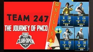 Pubg Journey Of Team 247 | PMCO Winners | Most Kills in PMCO Pakistan | Journey From Bottom To Top |