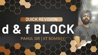 D & F Block Elements In One Shot | Class 12 Chemistry | Quick Revision JEE & NEET 2020 | Pahul Sir