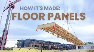 Floor Panels & How They're Made #floorpanels #buildingcomponents #construction