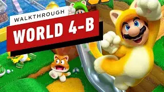 Super Mario 3D World Walkthrough - World 4-B - Fire Bros. Hideout 1