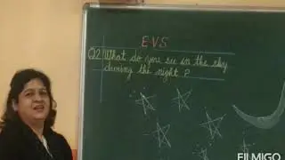 EVS Q2. WHAT DO YOU SEE IN THE SKY DURING NIGHT?